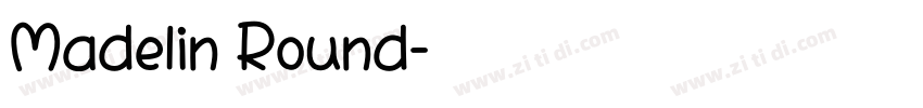 Madelin Round字体转换